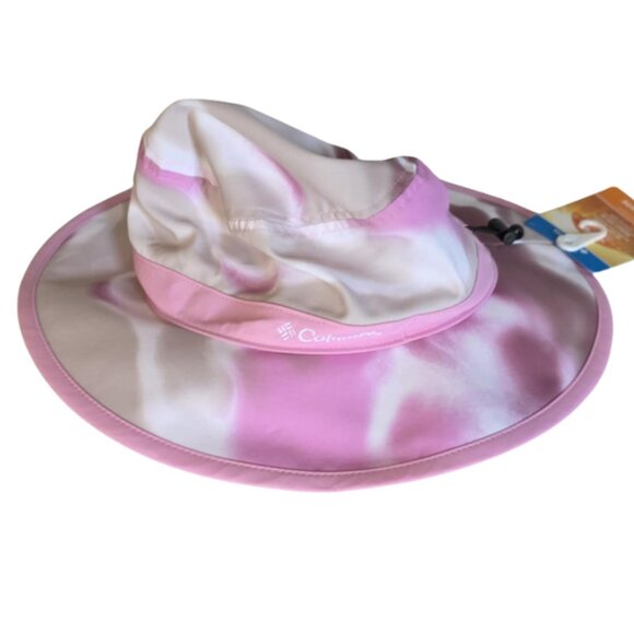 NWT Columbia Tillie Creek Omni-Shade 50 SPF Sun Hat Printed Booney (Junior) - Picture 1 of 6
